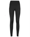 Msgm High-waisted Ribbed Straight Trousers In Black