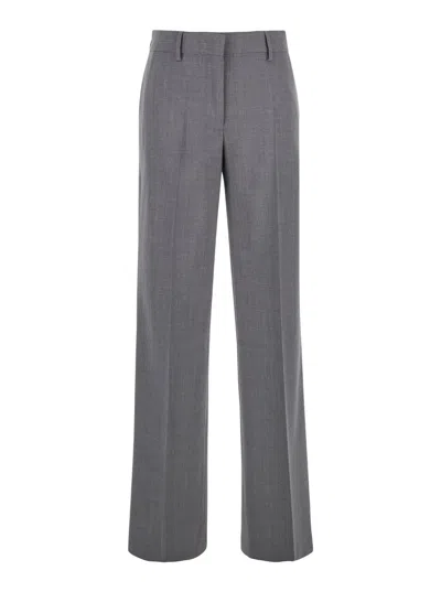 MSGM HIGH WAIST STRAIGHT LEG TROUSERS MSGM