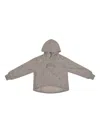 Msgm Hooded Embellished Hoodie In Brown