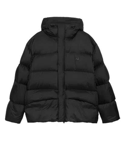 Msgm Puffer Jacket In Black