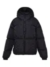Msgm Cropped Puffer Jacket In Black