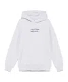 Msgm Hooded Sweater In White