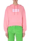 Msgm Hoodie In Pink