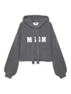 Msgm Logo-embroidered Knitted Top In Negro