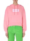 Msgm Hoodie In Pink