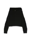 Msgm Hoodie Sweater In Black