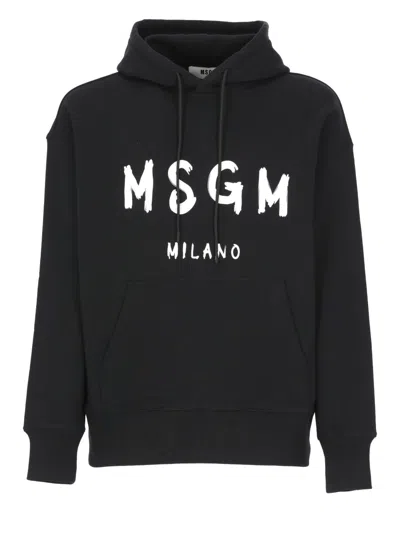 MSGM MSGM HOODIE WITH LOGO