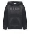 Msgm Logo-print Hoodie In Black