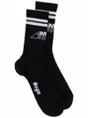 MSGM INTARSIA-KNIT ANKLE SOCKS