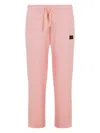 Msgm Interlock Pants In Pink