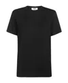 Msgm Slim Fit Crew Neck T-shirt In Black