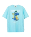 Msgm Item O-neck Short-sleeved T-shirt In Blue