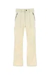 Msgm Cargo Pant With Wide-leg Silhouette And Multiple Pockets In White