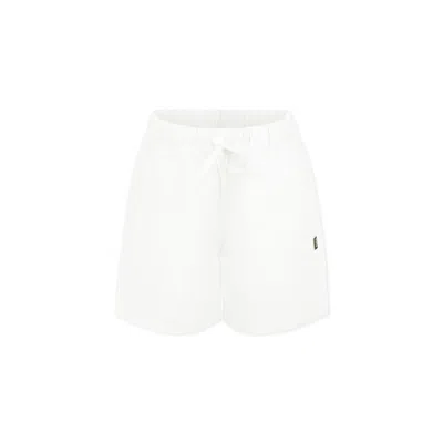 Msgm Kids' Ivory Shorts For Boy With Logo