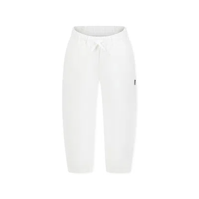 Msgm Kids' Ivory Trousers For Boy With Logo