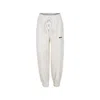 Msgm Ivory Trousers For Girl With Logo In Ivory
