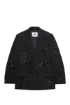 Msgm Jacket In Black