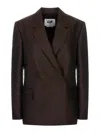 Msgm Jacket In Brown
