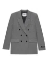 Msgm Jacket In Gray
