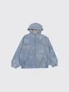 Msgm Denim Jacket Boy In Blue
