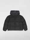 Msgm Ripstop Nylon Puffer Jacket Unisex In Schwarz