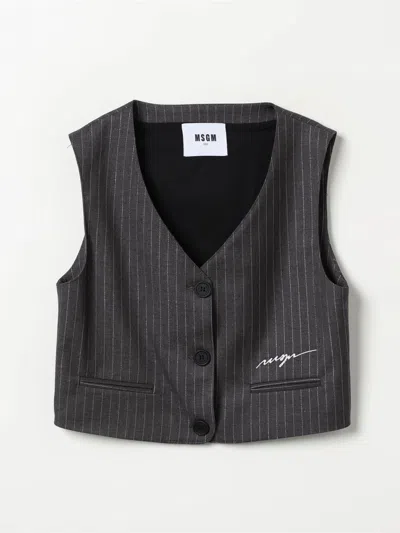 Msgm Jacket  Kids Kids Color Grey In Grau