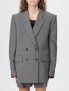 Msgm Jacket  Woman Color Grey In Gray