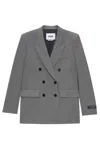Msgm Jackets Grey In Gray