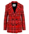 Msgm Jackets Red In Red