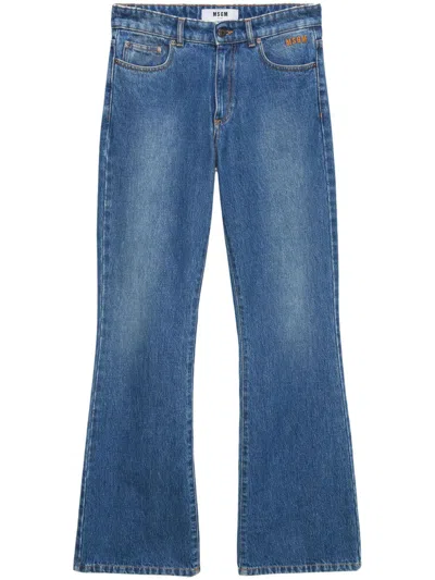 Msgm Jeans In Blue