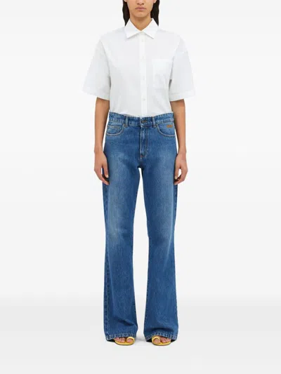 Msgm Jeans In Blue