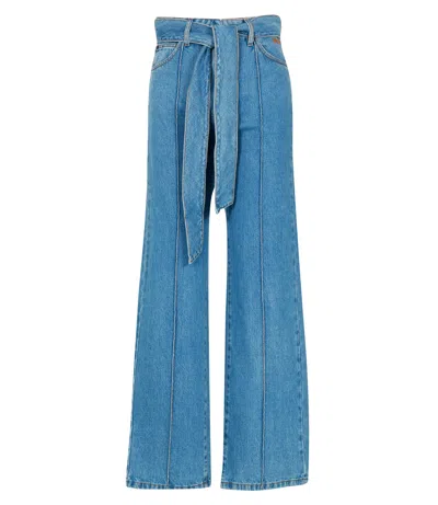 Msgm Jeans Medium Denim In Blue