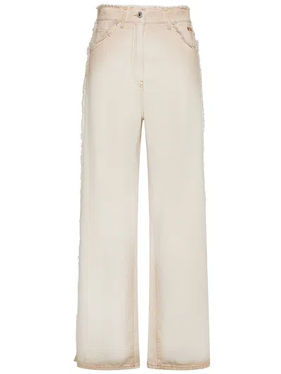 Msgm Trousers Beige