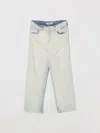 Msgm Five-pocket Denim Pants In Blue