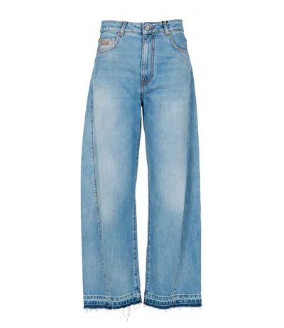 Msgm Jeans Light Denim In Blue