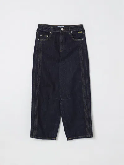 Msgm Jeans  Kids Kids Color Blue