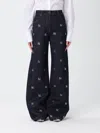 Msgm Woman Jeans Blue Size 8 Cotton In Blue