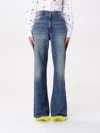 Msgm Jeans  Woman Color Denim In Denim