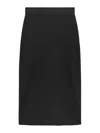 Msgm Maxirock Mit Logo-print In Negro