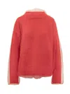 Msgm Tulle-overlay Jumper In Orange