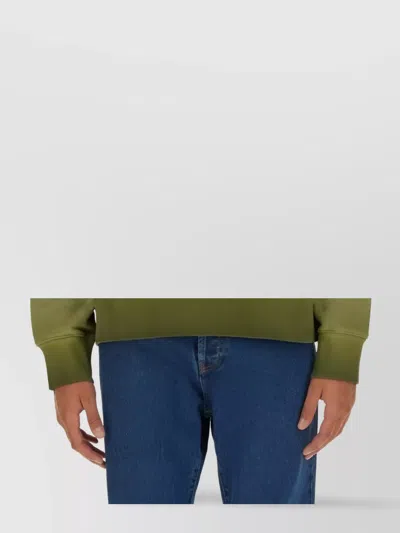 Msgm Jersey Sweatshirt Washed Out