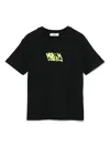 Msgm Jersey T-shirt In Black