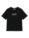 Msgm Jersey T-shirt In Black