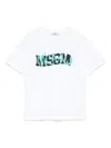 Msgm Jersey T-shirt In White