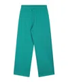 Msgm Jersey Track Pants In Green