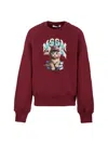 Msgm Jersey With Logo In Red