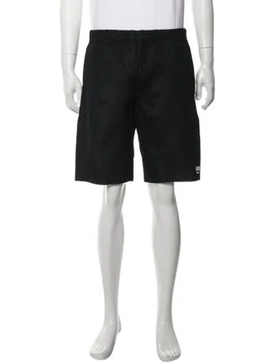 Pre-owned Msgm Jogger Shorts In Black