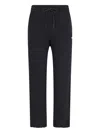 Msgm Track Pants In Black  