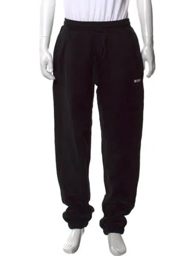 Pre-owned Msgm Joggers W/ Tags In Black