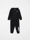 Msgm Babies' Jumpsuit  Kids Kids Color Black 1 In Schwarz 1